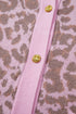 Western Style Leopard Print Short Sleeve Sweater Cardigan