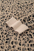Western Style Leopard Print Textured Long Sleeve Top