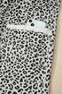 Western Style Leopard Print Wide Leg Terry Knit Pants