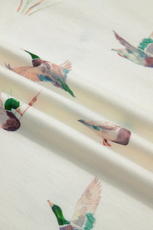 Western Style Mallard Print Sleeveless Tank Top