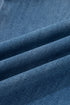 Western Style Multi Button High Waist Wide Leg Denim Jeans