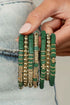 Western Style Polymer Clay Beaded Stackable Bracelet Set