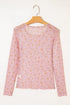 Western Style Sheer Floral Mesh Button Front Shirt
