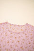 Western Style Sheer Floral Mesh Button Front Shirt