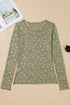 Western Style Sheer Floral Mesh Button Front Shirt
