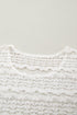 Western Style Sheer Lace Short Sleeve Top
