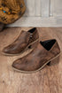 Western Style Tulip Opening Faux Suede Ankle Boots