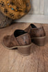 Western Style Tulip Opening Faux Suede Ankle Boots