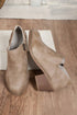 Western Style Tulip Opening Faux Suede Ankle Boots