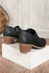 Western Style Tulip Opening Faux Suede Ankle Boots