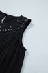 Western Tassel Fringe Rivet Detail Sleeveless Tank Top