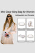 Western Tassel Geo Strap Transparent Shoulder Bag