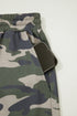 Western Utility Camo Print Tie Waist Pocket Shorts