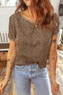 Western Wild Animal Print Crew Neck T Shirt