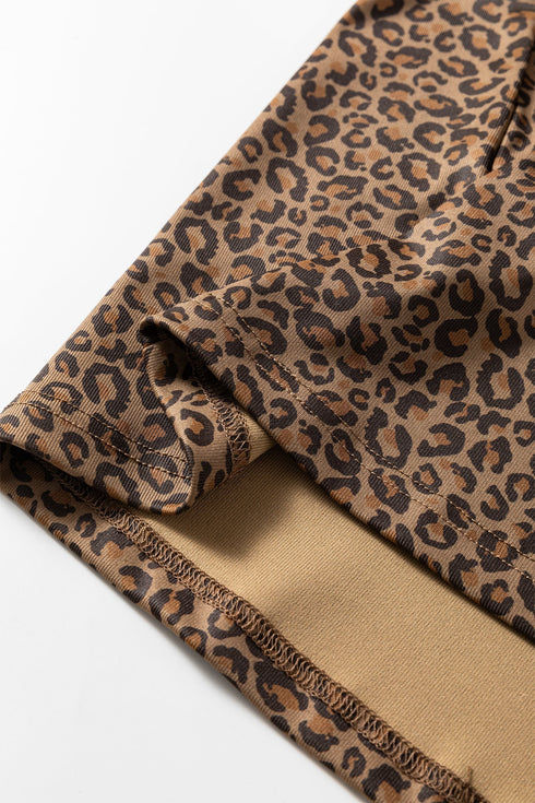 Western Wild Animal Print Crew Neck T Shirt