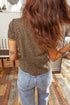Western Wild Animal Print Crew Neck T Shirt