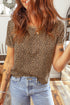 Western Wild Animal Print Crew Neck T Shirt
