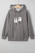 What Ghost Around Comes Around Graphic Oversized Hoodie