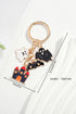 Whimsical Alloy Charm Pendant Secure Metal Keychain