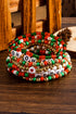 Whimsical Beaded Polymer Clay Multi Layer Bracelet