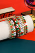 Whimsical Beaded Polymer Clay Multi Layer Bracelet