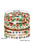 Whimsical Beaded Polymer Clay Multi Layer Bracelet
