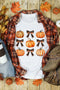 Whimsical Bow Graphic Crew Neck Short Sleeve Tee