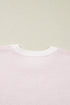 Whimsical Cherry Bow Graphic Knit Pullover Sweater