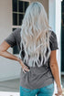 Whimsical Egg Graphic Print Short Sleeve Crew Neck Tee