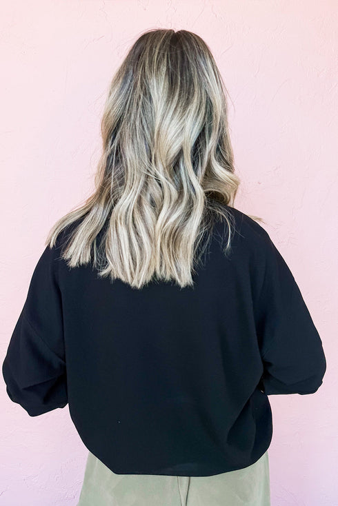 Whimsical Ghost Graphic Crew Neck Sweatshirt