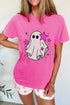 Whimsical Halloween Ghost Graphic Short Sleeve Tee