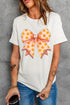 Whimsical Harvest Bow Graphic Short Sleeve Tee