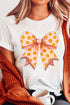 Whimsical Harvest Bow Graphic Short Sleeve Tee