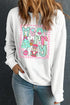 Whimsical Merry Christmas Nutcracker Graphic Sweatshirt