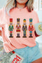 Whimsical Nutcracker Graphic Crew Neck Soft Tee