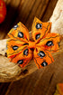 Whimsical Patterned Terylene Fabric Bow Hair Clip