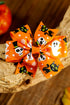 Whimsical Patterned Terylene Fabric Bow Hair Clip