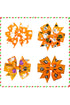 Whimsical Patterned Terylene Fabric Bow Hair Clip