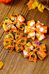 Whimsical Patterned Terylene Fabric Bow Hair Clip