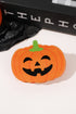Whimsical Pumpkin Silhouette Cutout Design Hair Claw