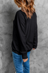 Whimsical Tree Graphic Crew Neck Pullover Sweatshirt