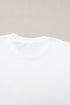 Whimsical Tree Print Crew Neck Short Sleeve Tee