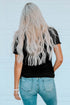 Whiskey Makes Me Frisky Graphic Statement Tee