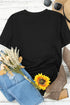 Whiskey Makes Me Frisky Graphic Statement Tee