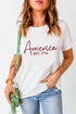 White America EST.1776 Embroidered Graphic Tee