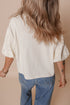 White America EST 1776 Embroidered Pearl Beaded Sleeve T Shirt