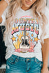 White Country Music Nashville Graphic Tee
