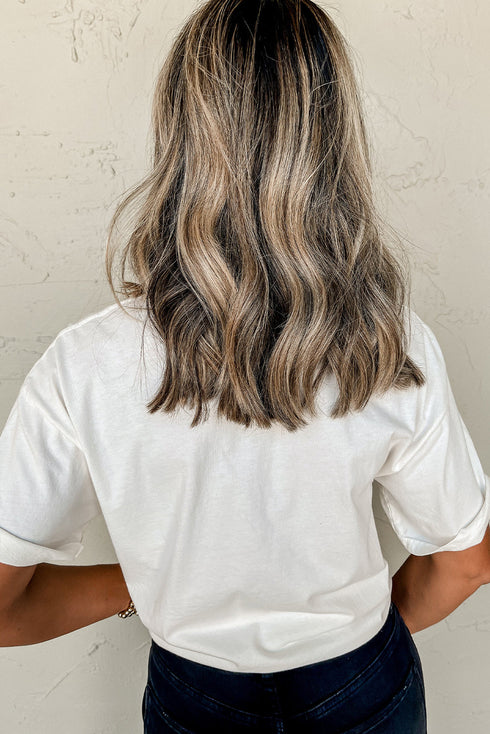 White CRAWFISH SEASON Lemon Spice Graphic Tee