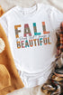 White Fall Beautiful Leopard Print Short Sleeve T Shirt