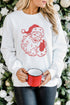 White Father Christmas Embroidered Sweatshirt